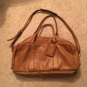 Sole Society Leather Weekender Bag